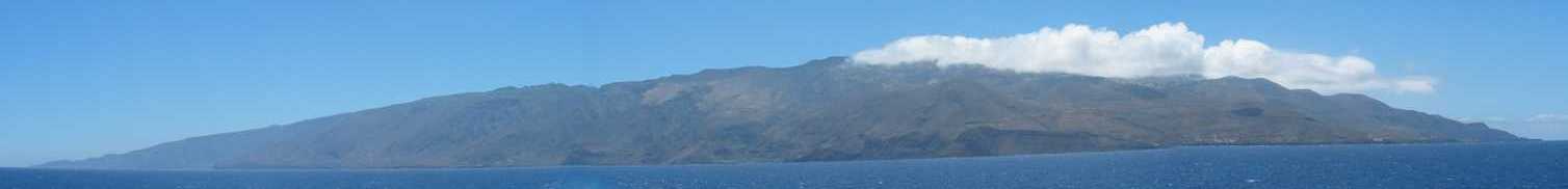 Panorama of El Hierro from the east
