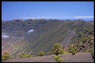 Vista al Este desde el punto ms elevado de El Hierro, el Malpaso