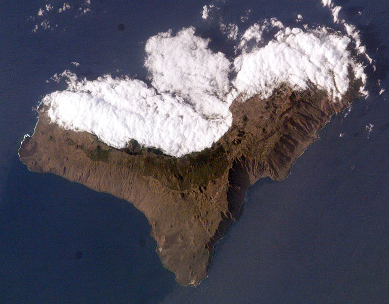 El Hierro desde el espacio